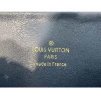 Louis Vuitton LV Women Coussin PM Handbag Blue Lambskin Cowhide Leather Zip Closure (3)