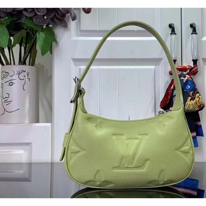 Louis Vuitton LV Women Mini Moon Green Monogram Empreinte Embossed Supple Grained Cowhide Leather (5)