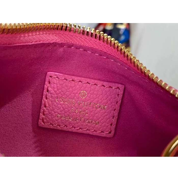 Louis Vuitton LV Women Mini Moon Pink Monogram Empreinte Embossed Supple Grained Cowhide Leather (9)