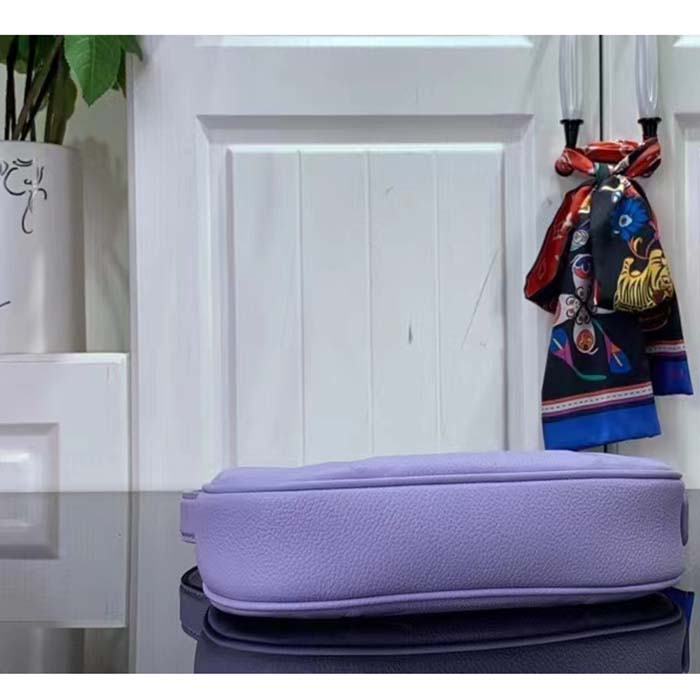 Louis Vuitton LV Women Mini Moon Purple Monogram Empreinte Embossed Supple Grained Cowhide Leather (3)
