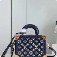 Louis Vuitton LV Women Petite Valise Top Handle S-lock Closure Nametag (3)