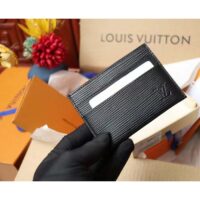 Louis Vuitton Unisex Double Card Holder Taiga Leather Cowhide Leather Lining (8)