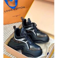 Louis Vuitton Unisex LV Archlight 2.0 Platform Sneaker Black Mix of Materials 5 Cm Heel (9)