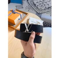 Louis Vuitton Unisex LV Pyramide 40 MM Reversible Calf Leather Monogram Illusion Strap (7)