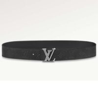 Louis Vuitton Unisex LV Shadow 40 MM Reversible Belt Black Monogram Shadow Smooth Leather (10)