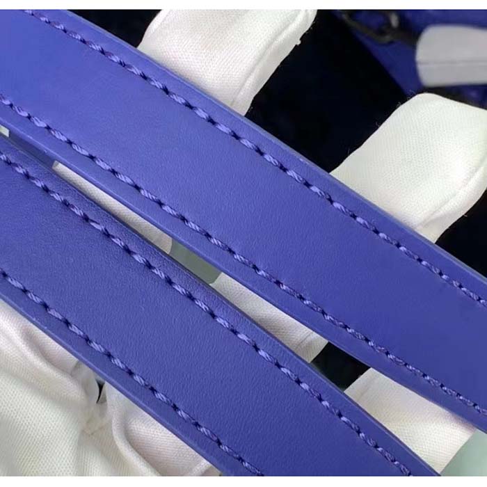 Louis Vuitton Unisex Mini Soft Trunk Racing Blue Embossed Taurillon Monogram Cowhide Leather (2)