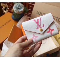 Louis Vuitton Unisex Victorine Wallet Pink Monogram Coated Canvas Bill Pocket (1)