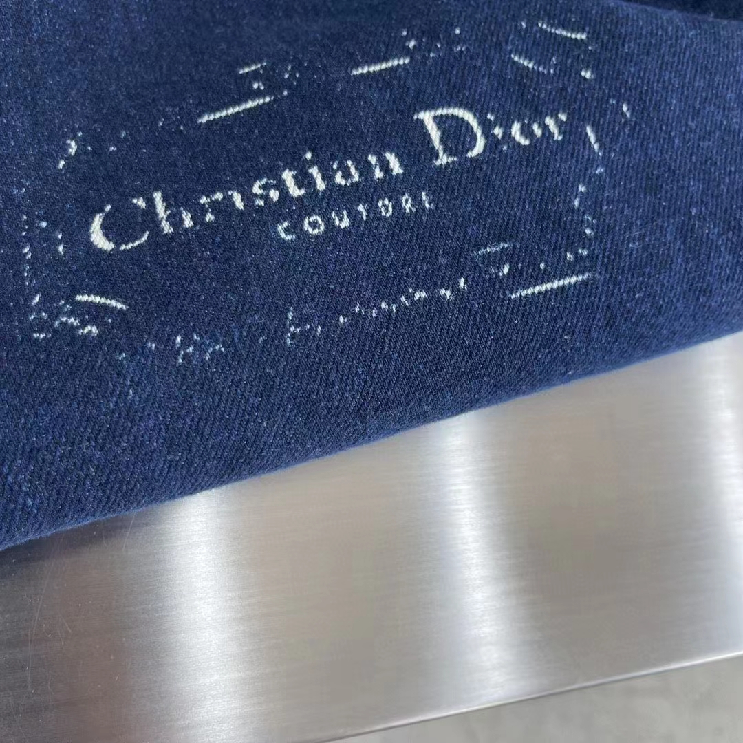 Dior Men CD Dior Duncan Grant Charleston Overshirt Raw Blue Cotton Twill (6)