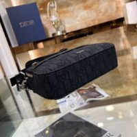 Dior Unisex CD Mini Safari Bag Strap Black Dior Oblique Jacquard (1)