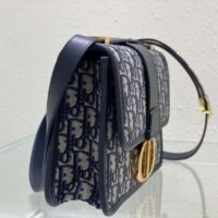 Dior Women CD 30 Montaigne Bag Blue Dior Oblique Jacquard (1)