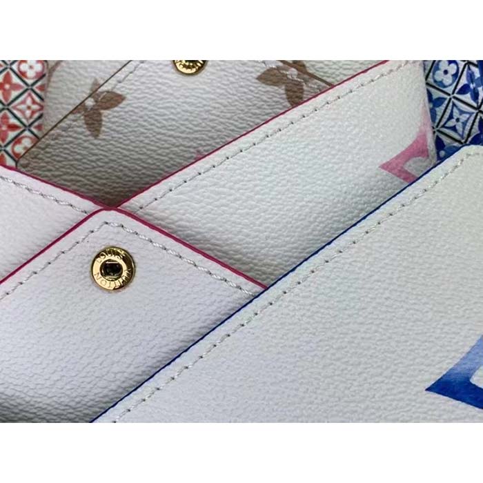 Louis Vuitton LV Unisex Kirigami Pochette Monogram Coated Canvas Printed Grained Cowhide Leather (2)