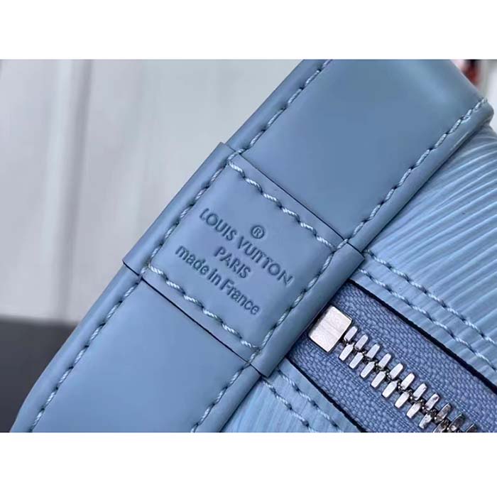 Louis Vuitton LV Women Alma BB Handbag Cloud Blue Epi Grained Smooth Cowhide Leather (11)