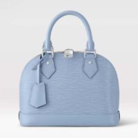 Louis Vuitton LV Women Alma BB Handbag Cloud Blue Epi Grained Smooth Cowhide Leather (3)