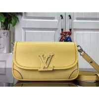 Louis Vuitton LV Women Buci Crossbody Yellow Epi Grained Cowhide Leather (5)