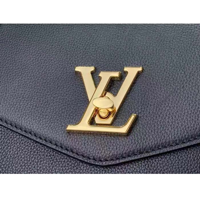 Louis Vuitton LV Women Oxford Black Grained Calf Leather Microfiber Lining (10)