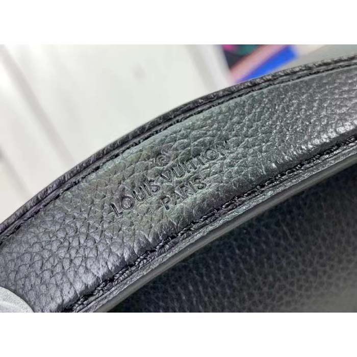 Louis Vuitton LV Women Oxford Black Grained Calf Leather Microfiber Lining (7)