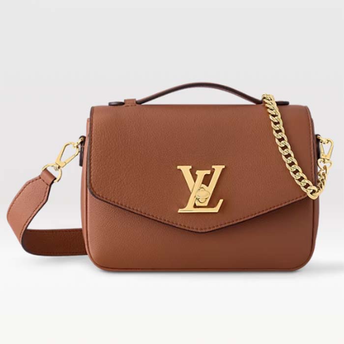Louis Vuitton LV Women Oxford Cognac Grained Calf Leather Microfiber Lining