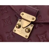 Louis Vuitton LV Women Pochette Métis Wine Red Monogram Empreinte Embossed Grained Cowhide Leather (9)