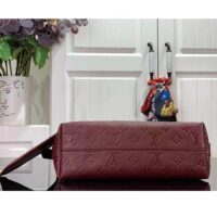 Louis Vuitton LV Women Sac Sport Wine Red Monogram Empreinte Embossed Grained Cowhide Leather (1)