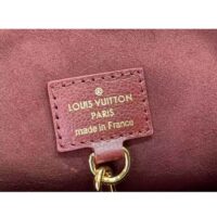 Louis Vuitton LV Women Sac Sport Wine Red Monogram Empreinte Embossed Grained Cowhide Leather (1)