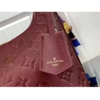 Louis Vuitton LV Women Sac Sport Wine Red Monogram Empreinte Embossed Grained Cowhide Leather (1)