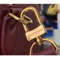 Louis Vuitton LV Women Speedy Bandoulière 25 Wine Red Monogram Empreinte Embossed Grained Cowhide Leather (1)