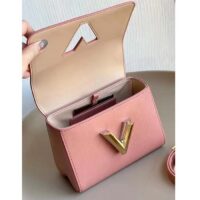 Louis Vuitton LV Women Twist PM Pink Epi Grained Leather Cowhide Lock (2)