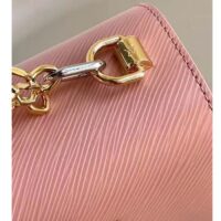 Louis Vuitton LV Women Twist PM Pink Epi Grained Leather Cowhide Lock (2)
