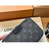 Louis Vuitton Unisex LV Alpha Wearable Wallet Monogram Eclipse Coated Canvas Cowhide Leather (5)