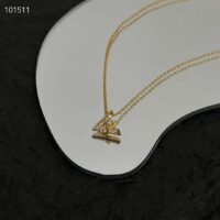 Louis Vuitton Unisex LV Volt One Pendant Yellow Gold 36 Diamonds 0.16 CT (3)