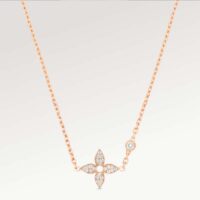 Louis Vuitton Women LV Idylle Blossom Pendant Pink Gold Diamonds 25 Diamonds