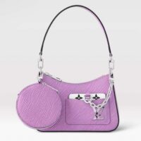 Louis Vuitton Women LV Marellini Handbag Lilas Provence Lilac Epi Grained Cowhide Leather (3)