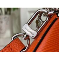 Louis Vuitton Women LV Marellini Handbag Orange Minnesota Epi Grained Smooth Cowhide Leather (3)