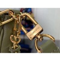 Louis Vuitton Women Multi Pochette Accessoires Light Khaki Cream Monogram Empreinte Embossed Grained Cowhide Leather ( (9)