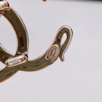 Chanel CC Women Belt Lambskin Gold-Tone Metal Strass Silver (5)