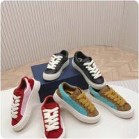 Dior Unisex CD Digital Twin Collectible B33 Sneaker Turquoise Dior Oblique Mohair Brown Suede (11)