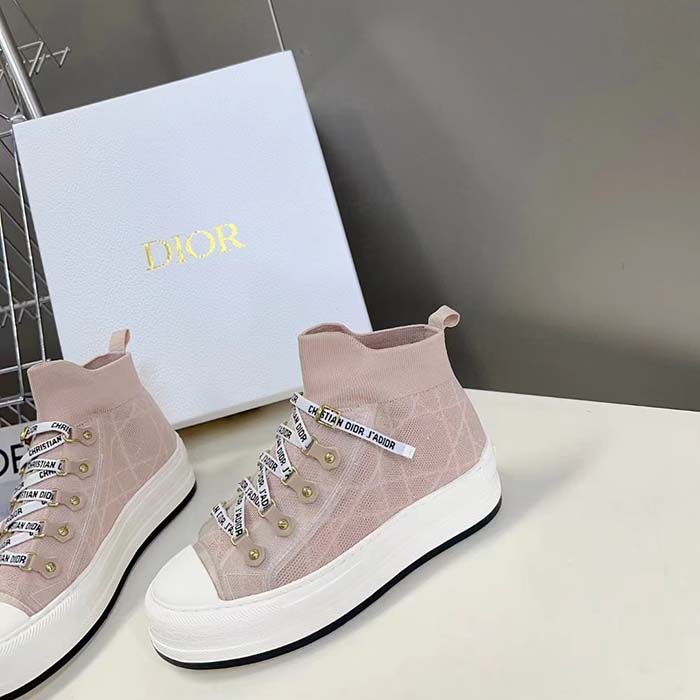 Dior Unisex CD Walk’N’Dior Sneaker Nude Macrocannage Technical Mesh (13)