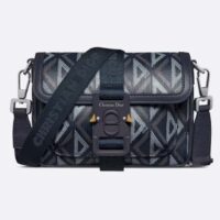 Dior Unisex Mini Hit The Road Bag Navy Blue CD Diamond Canvas (6)