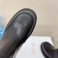 Dior Women CD Dior Empreinte Ankle Boot Black Calfskin Rubber (6)