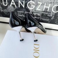 Dior Women CD Shoes La Parisienne Dior Pump Black Patent Calfskin 8 CM Heel (2)