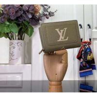 Louis Vuitton LV Unisex Cléa Wallet Cream Monogram Empreinte Embossed Supple Grained Cowhide Leather (10)