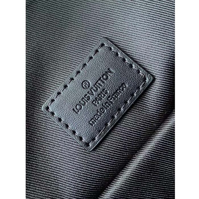 Louis Vuitton LV Unisex Fastline Backpack Black Cowhide Leather Textile Lining (9)
