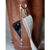 Louis Vuitton LV Unisex Maxi Noé Sling Cognac Calf Leather Drawstring Inside-Hook Closure Double Handle (1)