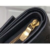 Louis Vuitton LV Unisex Métis Compact Wallet Black Monogram Empreinte Embossed Supple Grained Cowhide Leather (5)