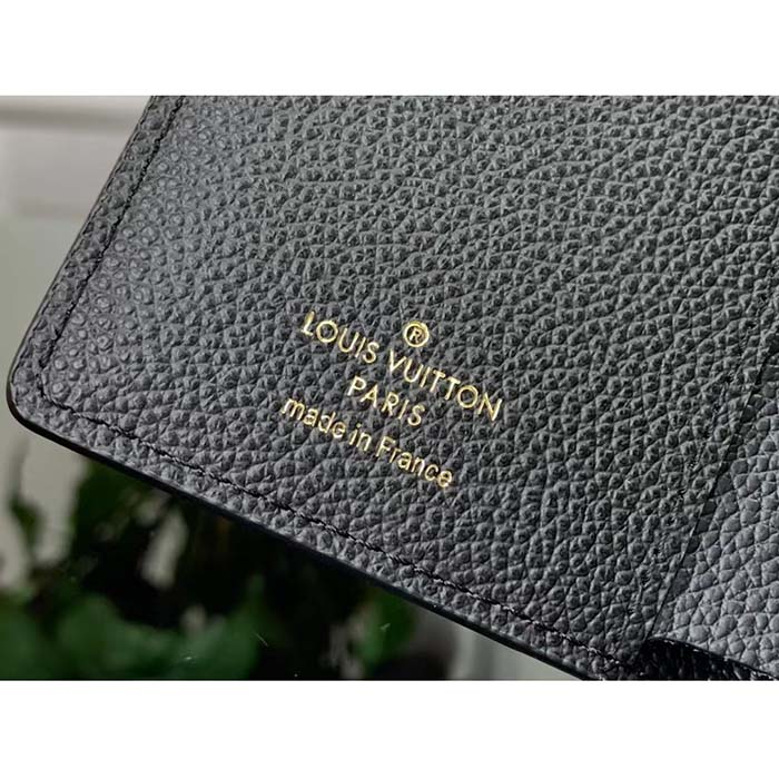 Louis Vuitton LV Unisex Métis Compact Wallet Black Monogram Empreinte Embossed Supple Grained Cowhide Leather (3)