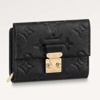 Louis Vuitton LV Unisex Métis Compact Wallet Black Monogram Empreinte Embossed Supple Grained Cowhide Leather (5)