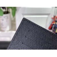 Louis Vuitton LV Unisex Passport Cover Black Taiga Leather Cowhide Leather Lining (2)