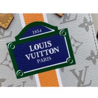 Louis Vuitton LV Unisex Petit Sac Plat Bag Beige Ocher Monopaname Coated Canvas Cowhide Leather (2)