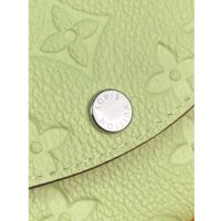 Louis Vuitton LV Unisex Rosalie Coin Purse Green Monogram Empreinte Embossed Supple Grained Cowhide Leather (9)