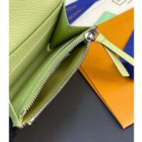 Louis Vuitton LV Unisex Rosalie Coin Purse Green Monogram Empreinte Embossed Supple Grained Cowhide Leather (9)